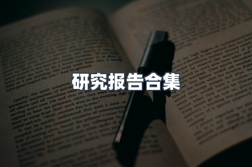 研究报告合集